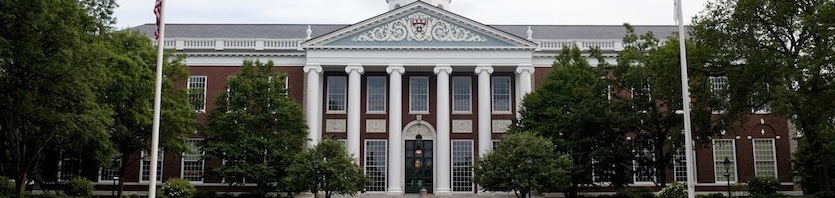 The Harvard Business School Baker Library faces the Charles River in Boston, Massachusetts, U.S., on Sunday, June 26, 2011. Photographer: Kelvin Ma/Bloomberg